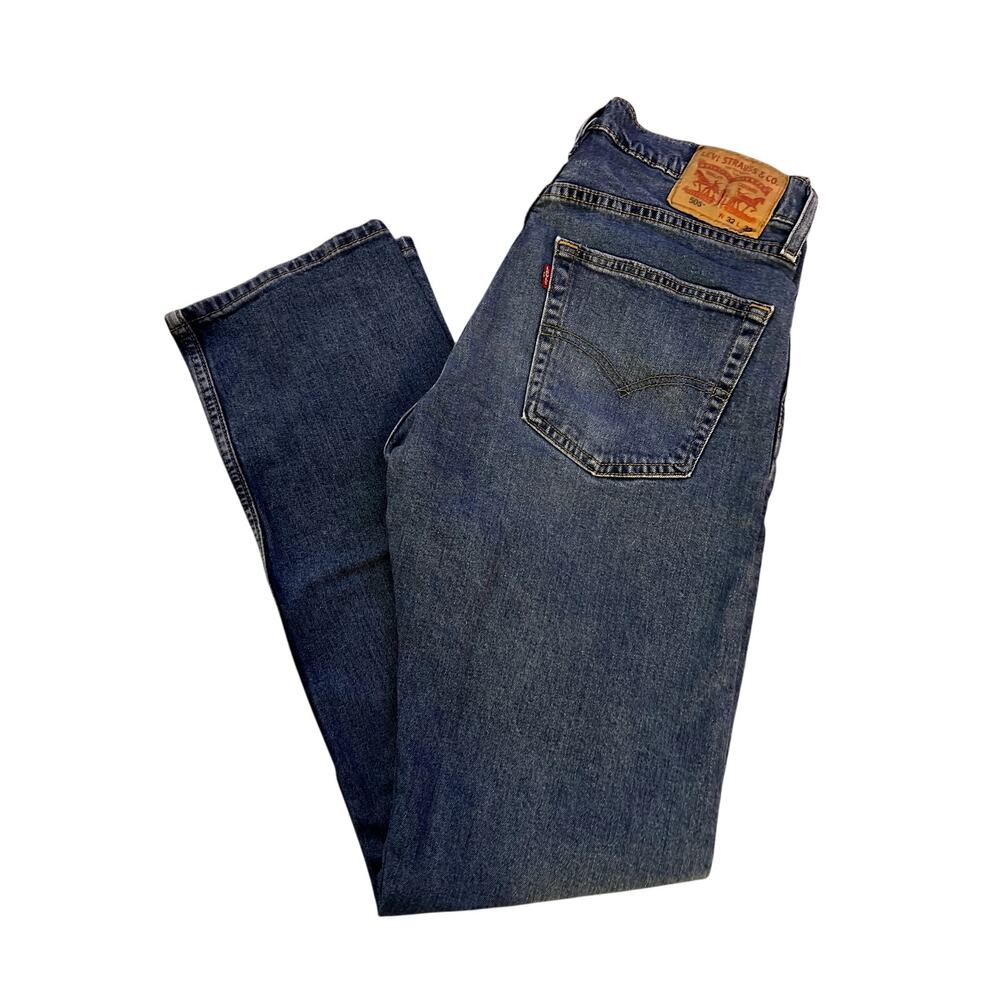 Levi's 505 Men's Jeans W32 L32 - Original Fit Straight Leg Denim‎ Pants